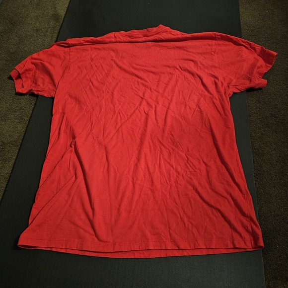 Rolling Stones red short sleeve tee shirt mens Large - Picture 2 of 3